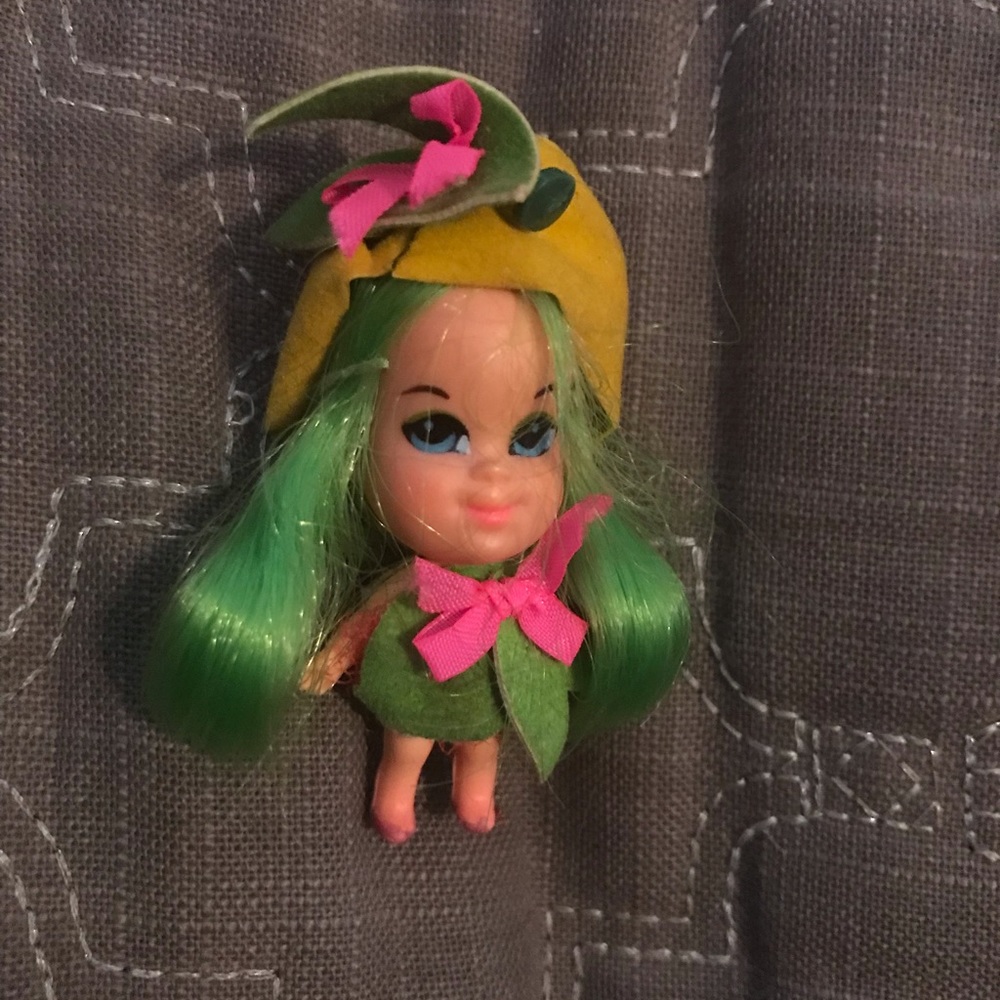 1960s Mattel Liddle kiddles Luscious Lime doll